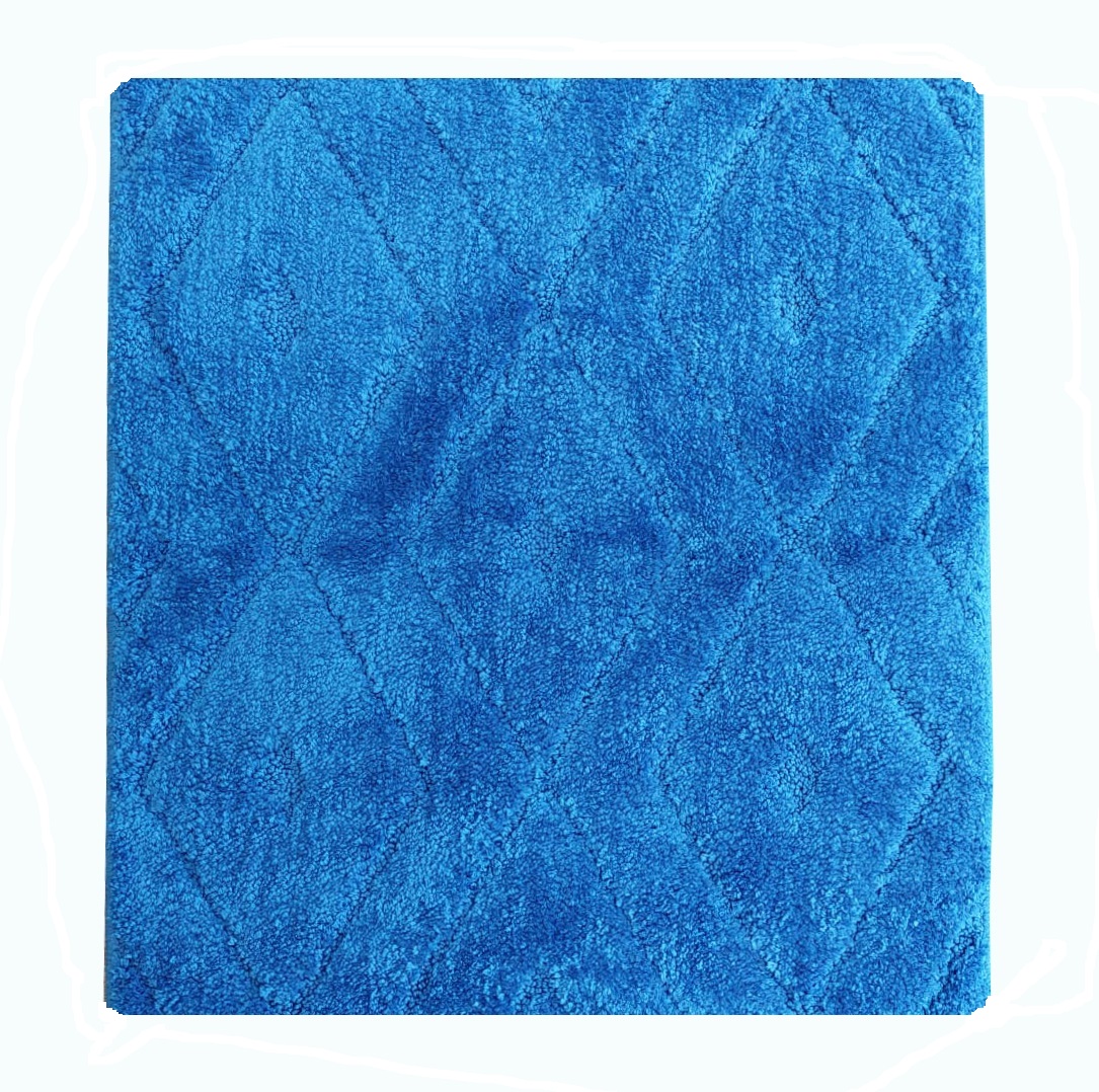 Коврик для ванной PR & K Polystar 60х60см из микрофибры темно синий 