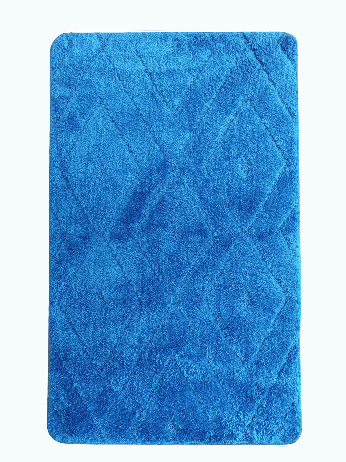 Коврик для ванной PR & K Polystar 60х100см из микрофибры темно синий 
