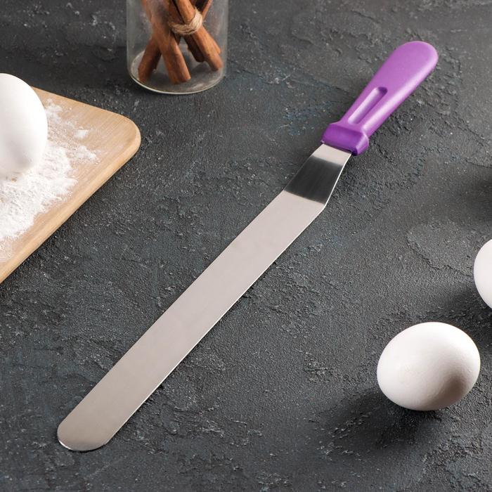 Лопатка Chef Pro 40 см палетка с пластиковой ручкой изогнутая