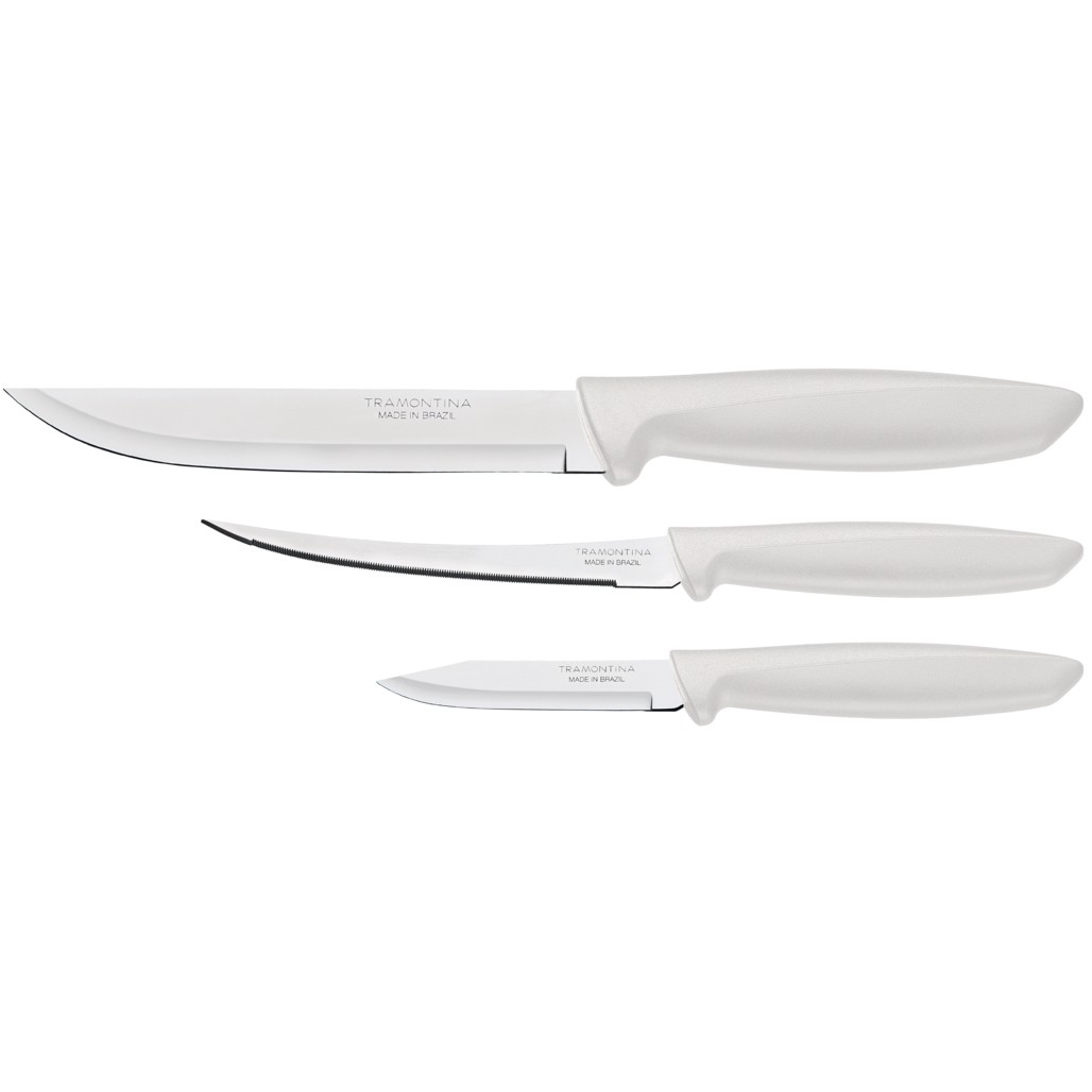 Набор кухонных ножей Tramontina Plenus белый 23498/313