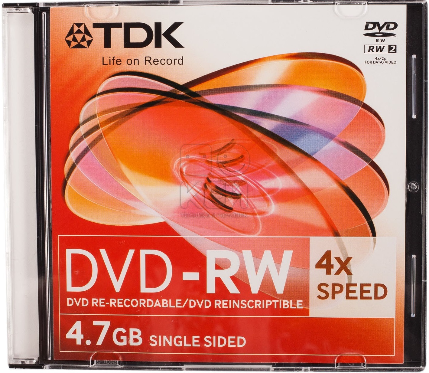  TDK DVD-RW 4,7Gb 4x Slim