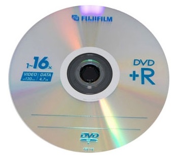 Диск Fuji DVD-R 4,7Gb 16x Slim 120min 