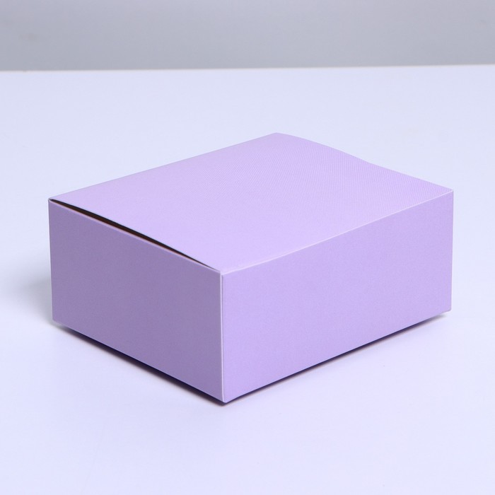 Коробка складная Дарите счастье Лаванда 12x10x5 см 