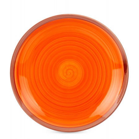 Тарелка обеденная Fioretta Wood Orange 27см