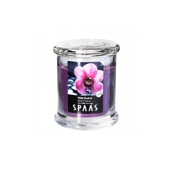 Свеча ароматическая Spaas Арома в стакане Премиум Дикая орхидея 9x11см (60ч)