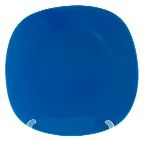 Тарелка обеденная Cesiro 26см подстановочная квадратная синяя