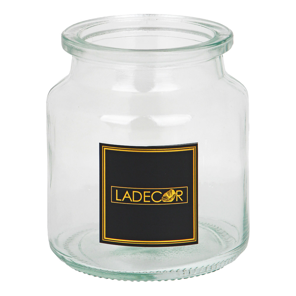 Ваза стеклянная Ladecor 11,5см прозрачная