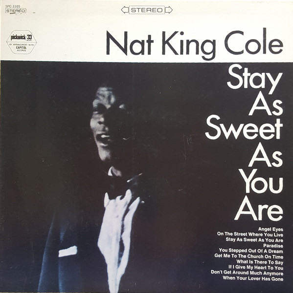 Nat King Cole 'Stay As Sweet As You Are' LP/1967/Jazz/US/Nm