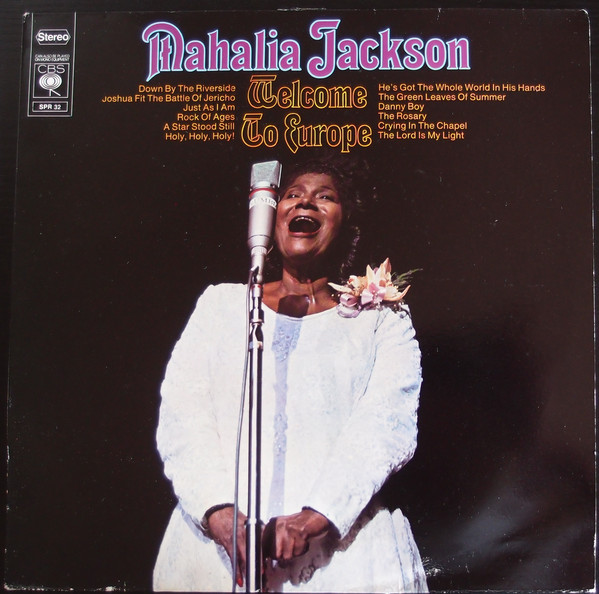 Mahalia Jackson Welcome To Europe LP/1969/1975/Gospel/Europe/Nm