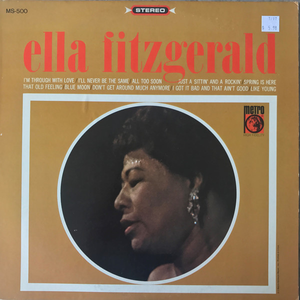 Ella Fitzgerald 'Ella Fitzgerald' LP/1965/Jazz/US/Nm