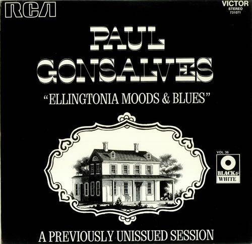 Paul Gonsalves - Johnny Hodges 'Ellingtonia Moods & Blues' LP/1971/Jazz/France/Nm