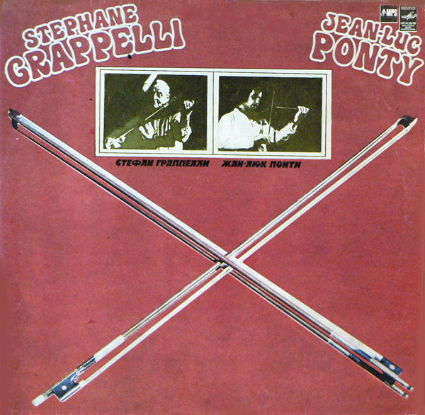 Stephane Grappelli, Jean-Luc Ponty 'Giants' LP/1980/1982/Jazz/USSR/Nm