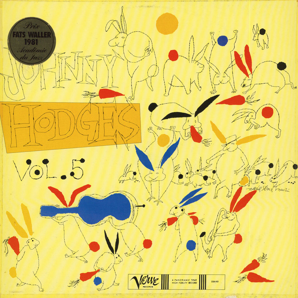Johnny Hodges & His Orchestra 'The Rabbit's Work On Verve Vol. 5' LP/1981/Jazz/France/Mint