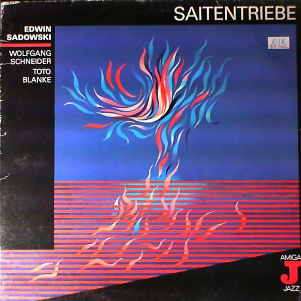 Edwin Sadowski/Wolfgang Schneider/Toto Blanke 'Saitentriebe' LP/1987/Jazz/Germany/Nmint