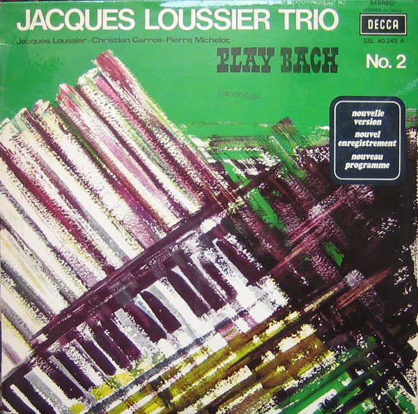 Jacques Loussier Trio 'Play Bach 2' LP/1970/Jazz/Germany/Ex