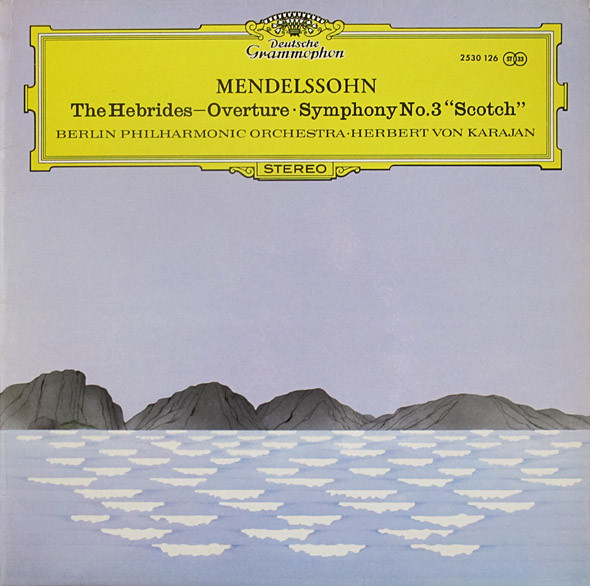 Felix Mendelssohn 'Berlin Philharmonic 'Herbert von Karajan'Symphony No.3' LP/1971/Classic/UK/Nm