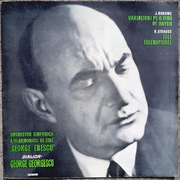 Johannes Brahms, Richard Strauss 'Varia?iuni Pe O Tema De Haydn' LP/1965/Classical/Romania/Nm
