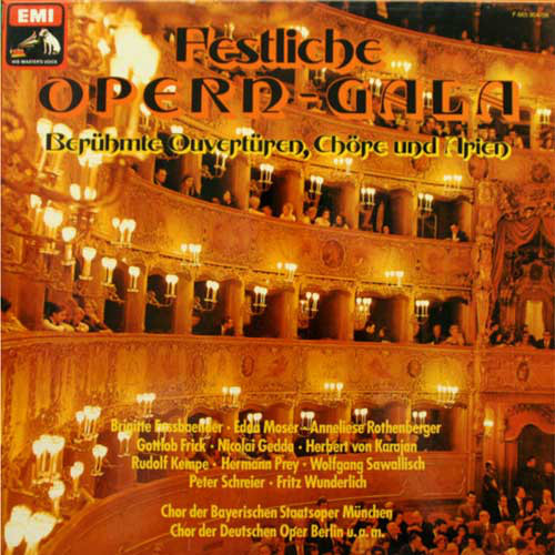 Festliche Opern-Gala Beruhmte Ouverturen, Chore Und Arien 3LP/1978/Classical/Germany/Nm