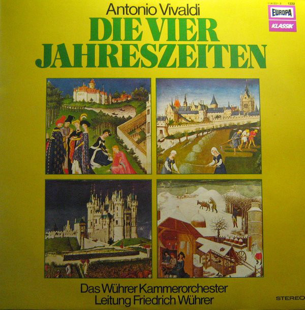 Antonio Vivaldi 'Die Vier Jahreszeiten' LP/1973/Classic/Germany/Nm