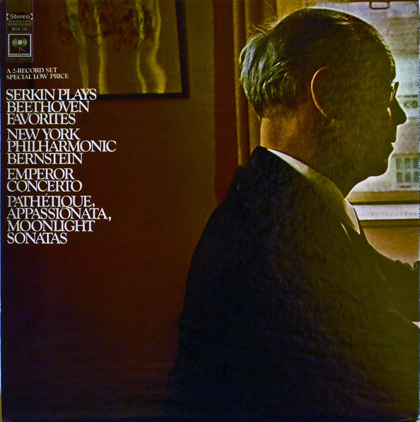 Rudolf Serkin, Leonard Bernstein Serkin Plays Beethoven Favorites 2LP/1962/Classical/US/Nm