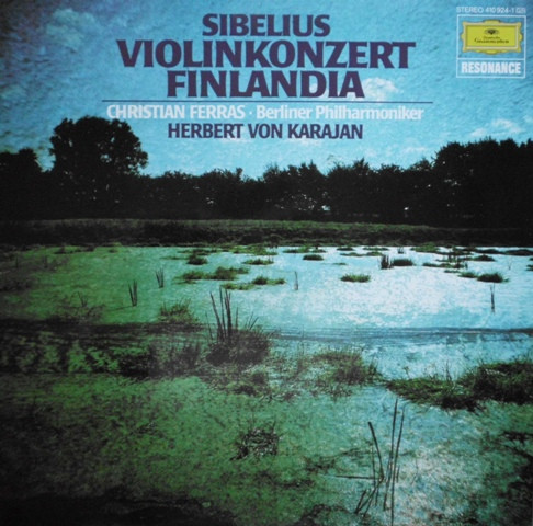 Jean Sibelius, Herbert von Karajan 'Violinkonzert - Finlandia' LP/1984/Classical/Germany/Nm Jean Sibelius, Herbert von Karajan 'Violinkonzert - Finlandia' LP/1984/Classical/Germany/Nm