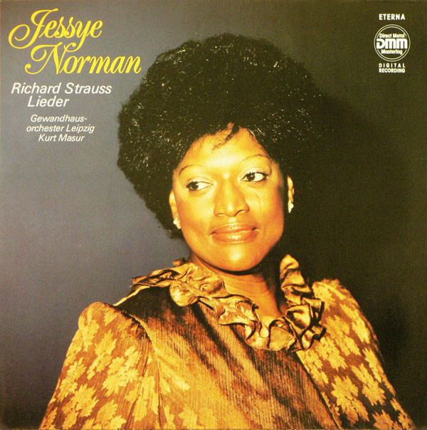 Jessye Norman, Kurt Masur 'Richard Strauss Lieder' LP/1984/Classical/Germany/Nm