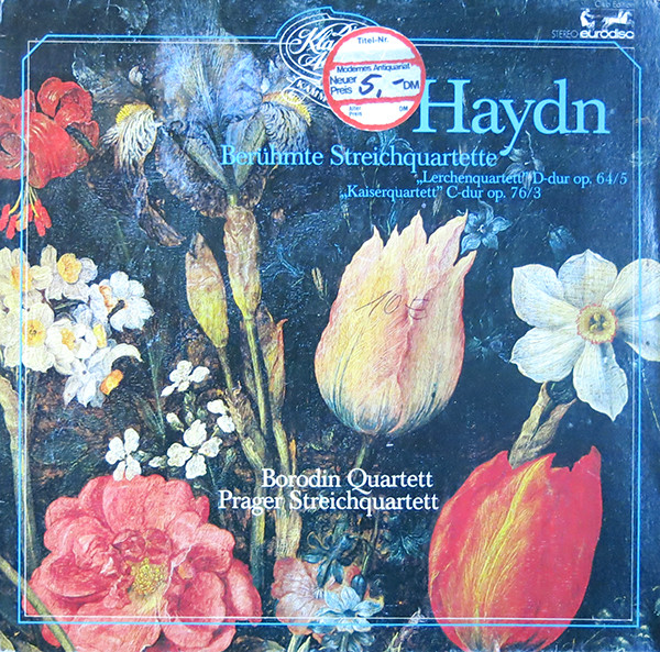 Joseph Haydn, Borodin String Quartett 'Beruhmte Streichquartette' LP/1980/Classical/Germany/Nm
