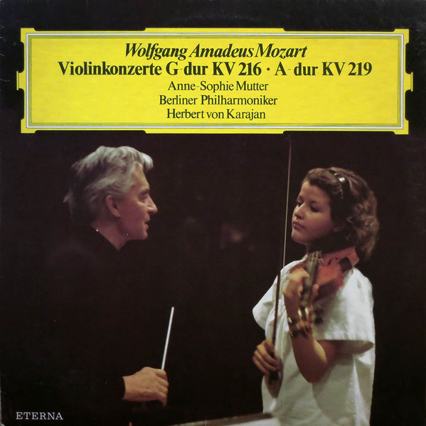 Wolfgang Amadeus Mozart, Herbert von Karajan 'Violinkonzerte' LP/1982/Classical/Germany/Nm Wolfgang Amadeus Mozart, Herbert von Karajan 'Violinkonzerte' LP/1982/Classical/Germany/Nm