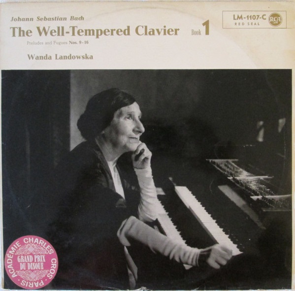 Johann Sebastian Bach, Wanda Landowska 'The Well-Tempered Clavier' LP/1978/Classical/Germany/Nm Johann Sebastian Bach, Wanda Landowska 'The Well-Tempered Clavier' LP/1978/Classical/Germany/Nm