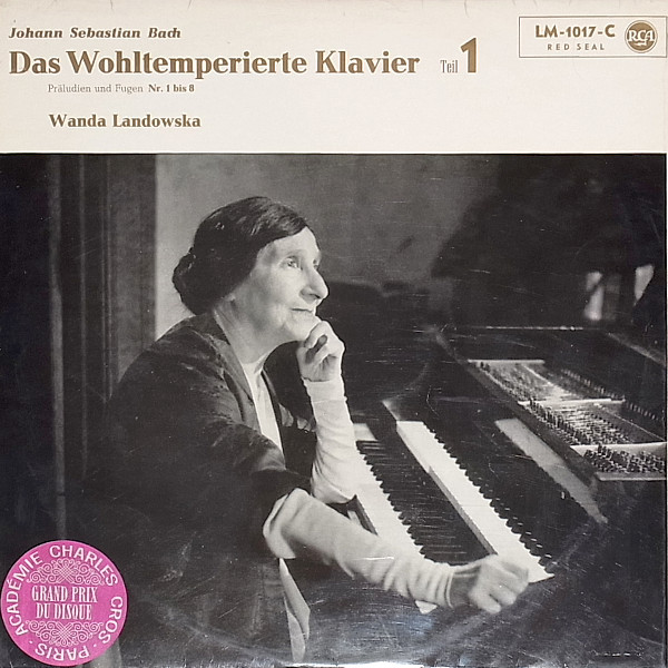 Johann Sebastian Bach, Wanda Landowska 'The Well-Tempered Clavier Book 1' LP/1978/Classic/Germany/Nm Johann Sebastian Bach, Wanda Landowska 'The Well-Tempered Clavier Book 1' LP/1978/Classic/Germany/Nm