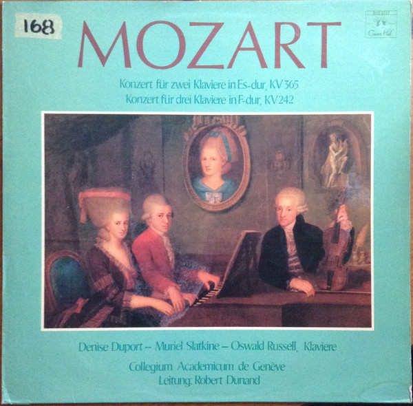 Wolfgang Amadeus Mozart, Denise Duport 'Konzert Fur Klaviere' LP/1978/Classical/UK/Nm