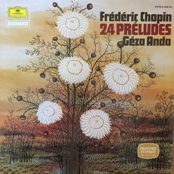 Frederic Chopin, Geza Anda 24 Preludes Op. 28, Polonaise As-dur Op 53 LP/1975/Classical/Germany/Nm