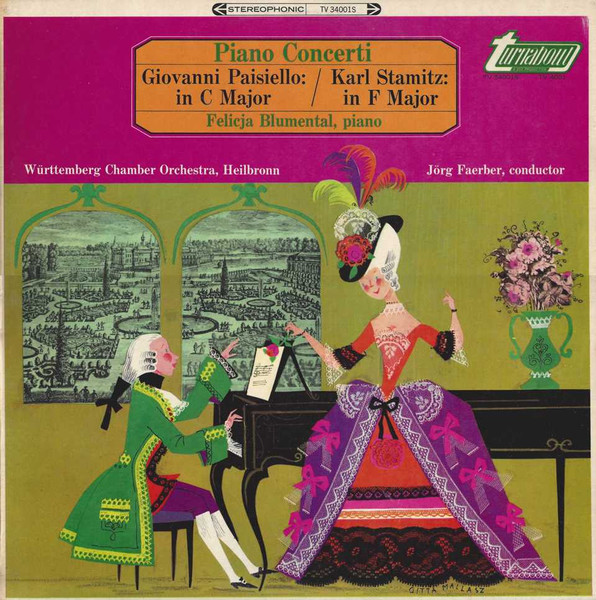 Giovanni Paisiello, Karl Stamitz, Felicja Blumental 'Piano Concerti' LP/1966/Classical/UK/Nm