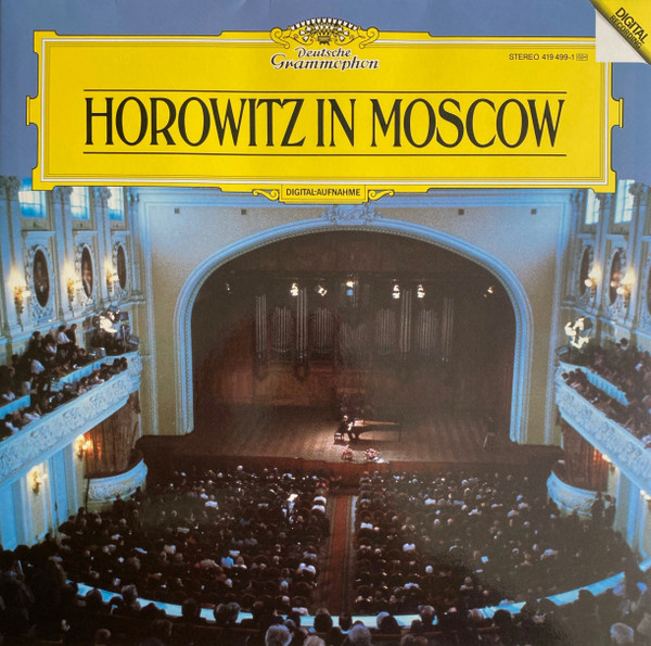 Vladimir Horowitz 'Horowitz In Moscow' LP/1986/Classical/Germany/Nm