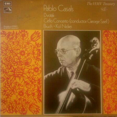 Pablo Casals 'Dvorak Bruch Czech Philharmonic Orchestra George Szell' LP/1972/Classic/UK/Nm