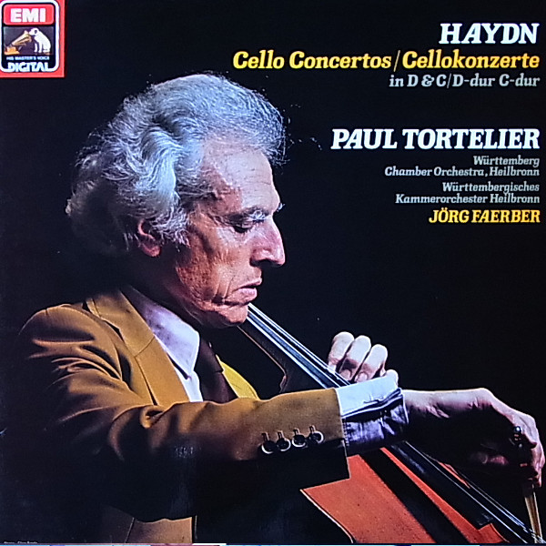 Paul Tortelier, Joseph Haydn, Jorg Faerber 'Cello Concertos' LP/1982/Classical/Germany/Nm Paul Tortelier, Joseph Haydn, Jorg Faerber 'Cello Concertos' LP/1982/Classical/Germany/Nm