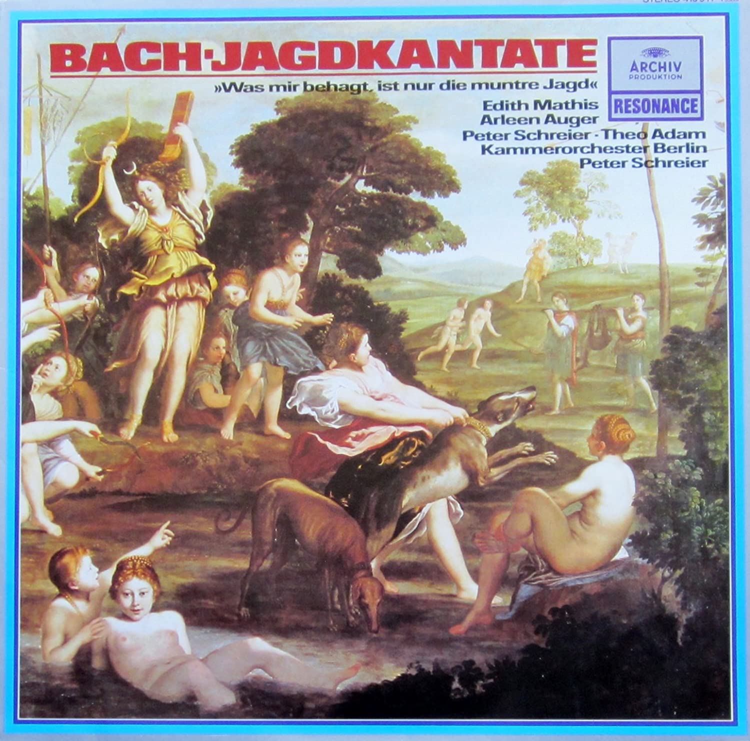 Johann Sebastian Bach Jagdkantate Was Mir Behagt, Ist Nur Die Muntre LP/1977/Classical/Germany/Nm