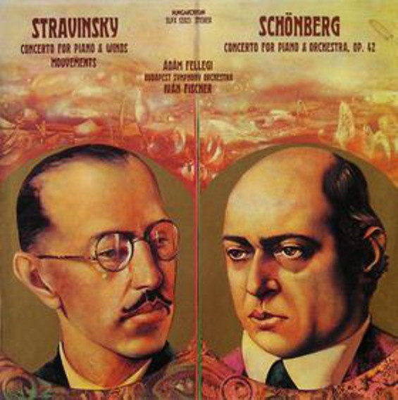   'Arnold Schoenberg 'Adam Fellegi 'Concerto For Piano' LP/1979/Classic/Hungary/Nm