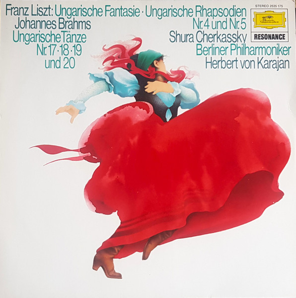Franz Liszt, Johannes Brahms, Herbert von Karajan 'Hungarian Fantasia' LP/1976/Classical/Germany/Nm