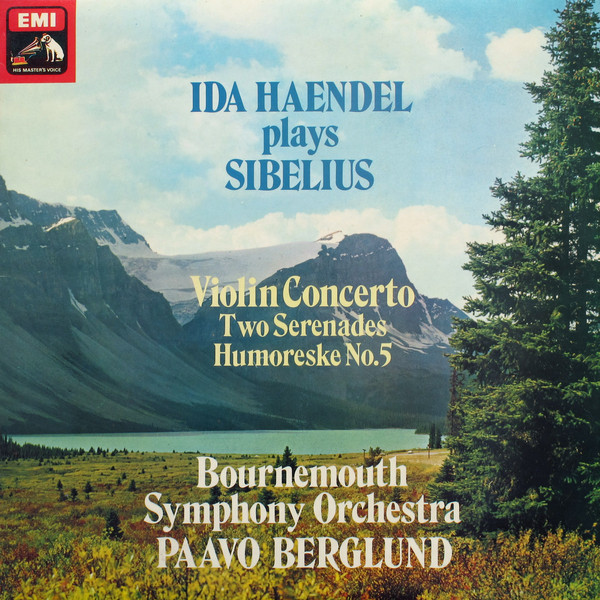 Jean Sibelius 'Ida Haendel Plays Sibelius' LP/1976/Classic/UK/Nm