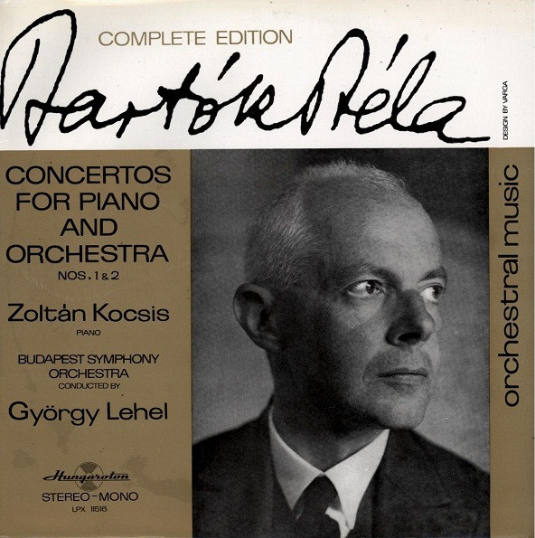 Bela Bartok 'Concertos For Piano And Orchestra Nos. 1 & 2' LP/1972/Classic/Hungary/Nm