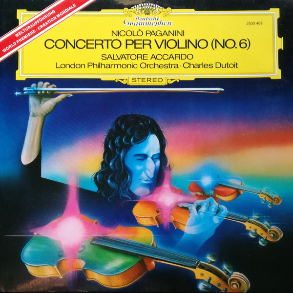 Nicсolo Paganini, Salvatore Accardo 'Concerto Per Violino' LP/1974/Classical/Germany/Nm Nicсolo Paganini, Salvatore Accardo 'Concerto Per Violino' LP/1974/Classical/Germany/Nm