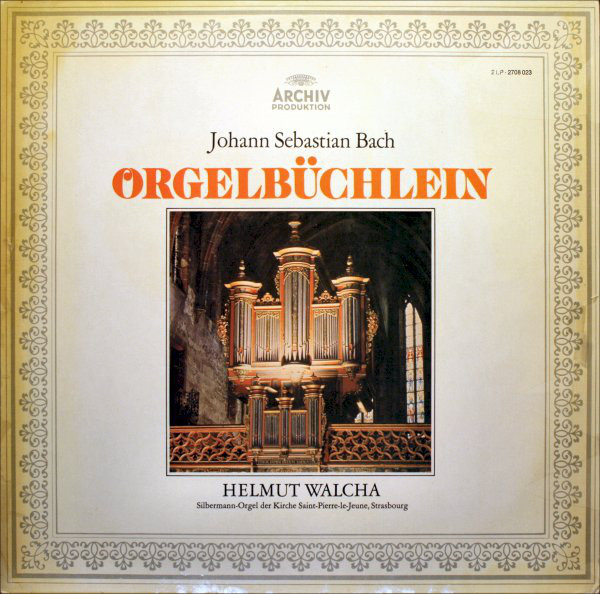 Johann Sebastian Bach, Helmut Walcha 'Orgelbuchlein' 2LP/1976/Classical/Germany/Nm Johann Sebastian Bach, Helmut Walcha 'Orgelbuchlein' 2LP/1976/Classical/Germany/Nm
