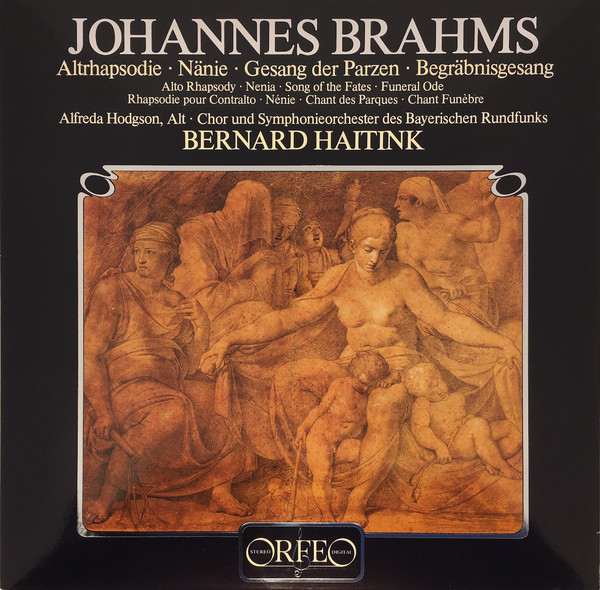 Johannes Brahms, Bernard Haitink 'Altrhapsodie, Naenie' LP/1982/Classical/Germany/Nm Johannes Brahms, Bernard Haitink 'Altrhapsodie, Naenie' LP/1982/Classical/Germany/Nm