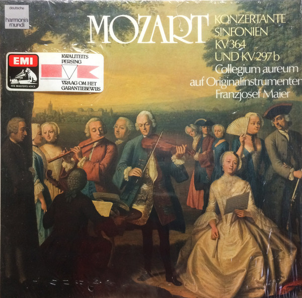 Wolfgang Amadeus Mozart, Collegium Aureum Konzertante Sinfonien LP/1979/Classical/Germany/Nm