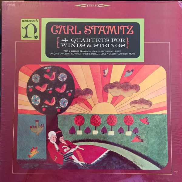 Carl Stamitz, Jean-Pierre Rampal 4 Quartets For Winds & Strings LP/1967/Classical/US/Nm