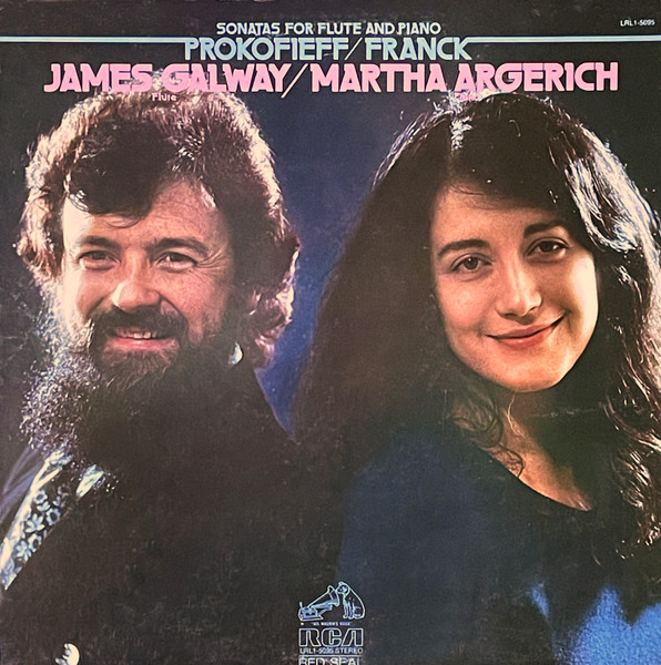 James Galway, Martha Argerich Sonatas For Flute And Piano LP/1975/Classical/US/Nm