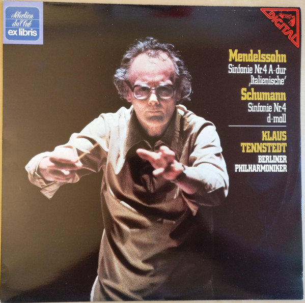 Felix Mendelssohn 'Klaus Tennstedt  'Berlin Philharmonic 'Symphony N?4' LP/1980/Classic/USA/Nm