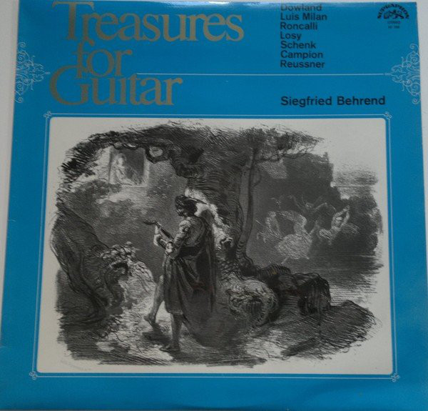 Siegfried Behrend 'Treasures For Guitar' LP/1967/Classical/Czech/Nm