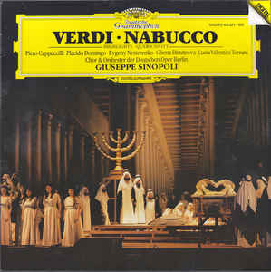 Giuseppe Verdi, Placido Domingo, Giuseppe Sinopoli 'Nabucco' LP/1983/Classical/Germany/Nm Giuseppe Verdi, Placido Domingo, Giuseppe Sinopoli 'Nabucco' LP/1983/Classical/Germany/Nm